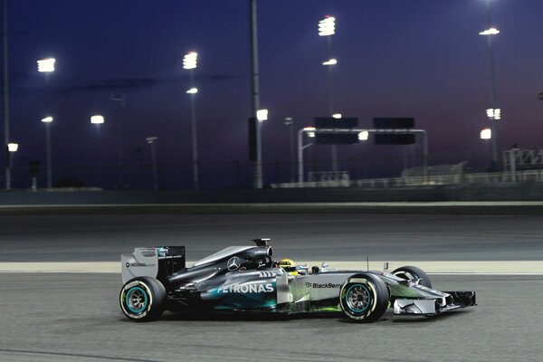 Voiture Mercedes de formule 1