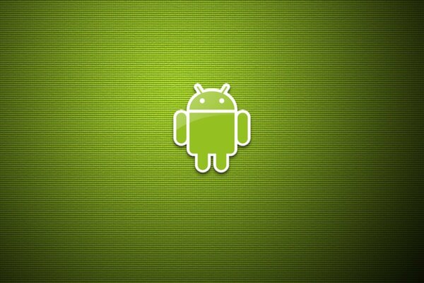 Minimalismo Android Verde dell umanità