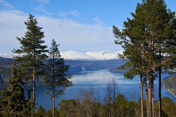 Montañas y fiordos de Noruega