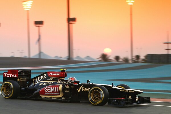 Roman Grosjean. formuła F1 Lotus e21