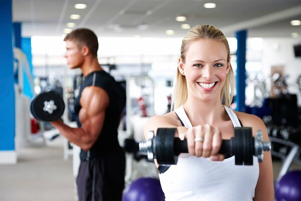 El gimnasio es un estilo de vida saludable para una persona