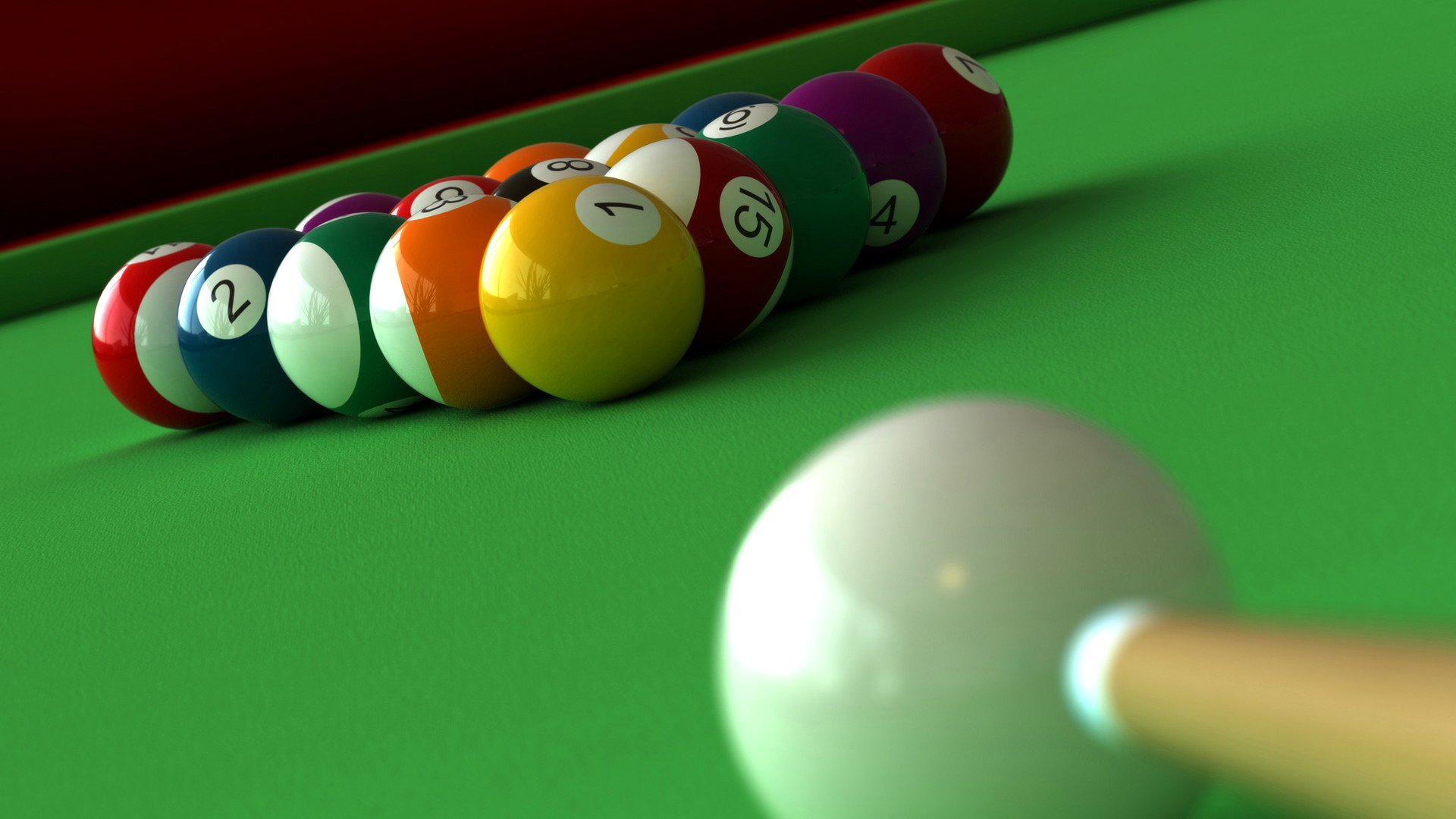 table queue boule billard