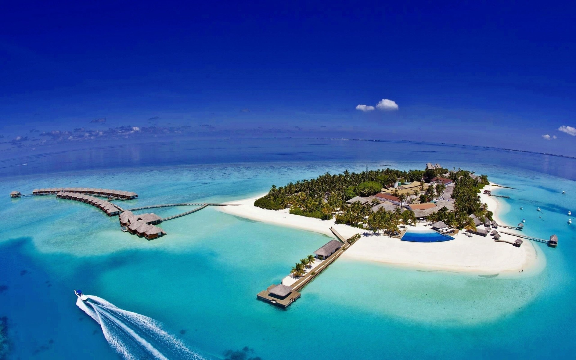 îles paradis indien hôtel océan