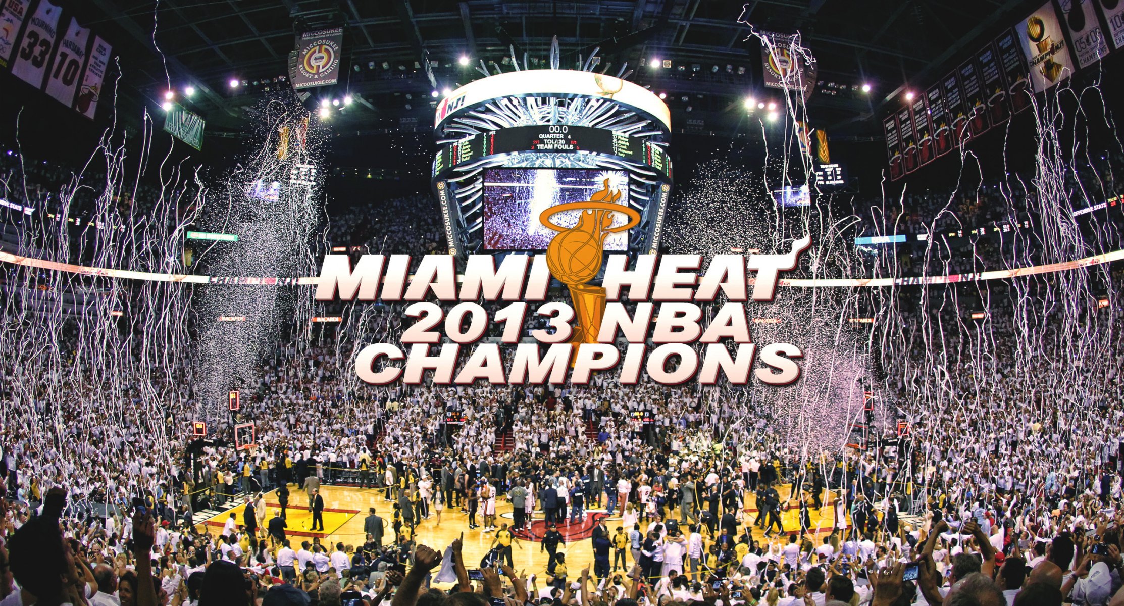 miami heat hit deportes baloncesto nba arena cancha gente campeones