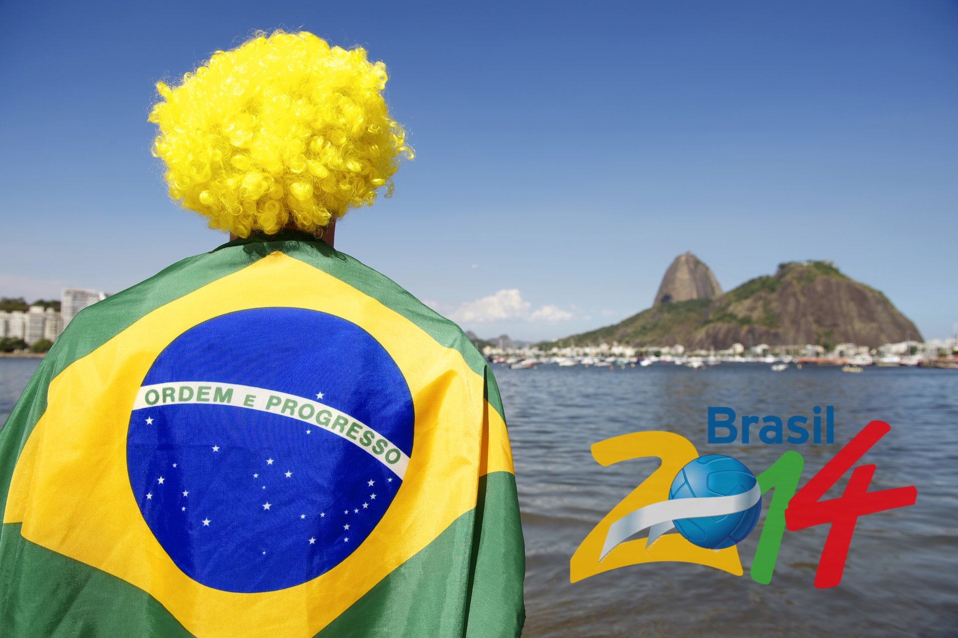 brasilien fifa wm 2014 fußball flagge fan logo fan