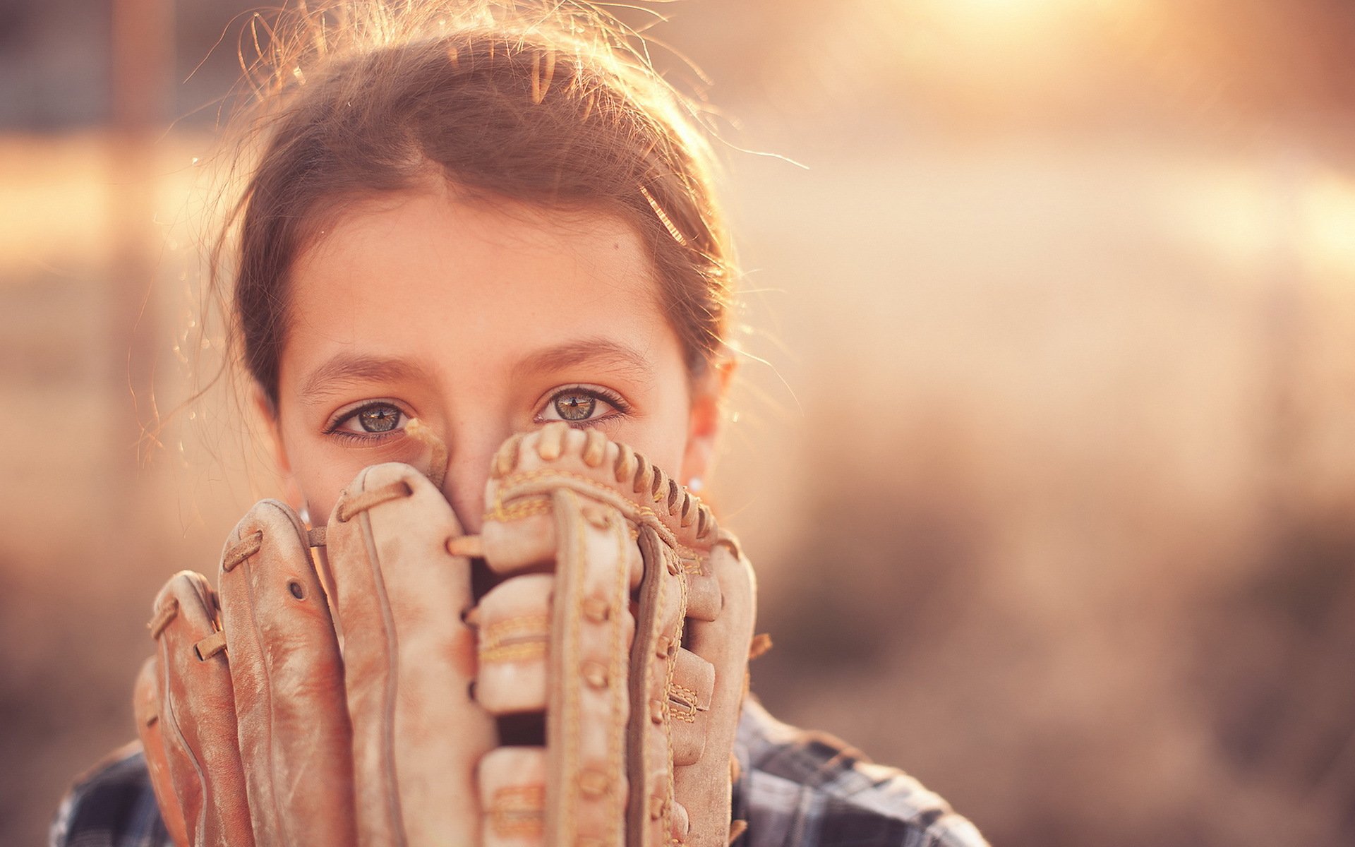 baseball girl glove sport