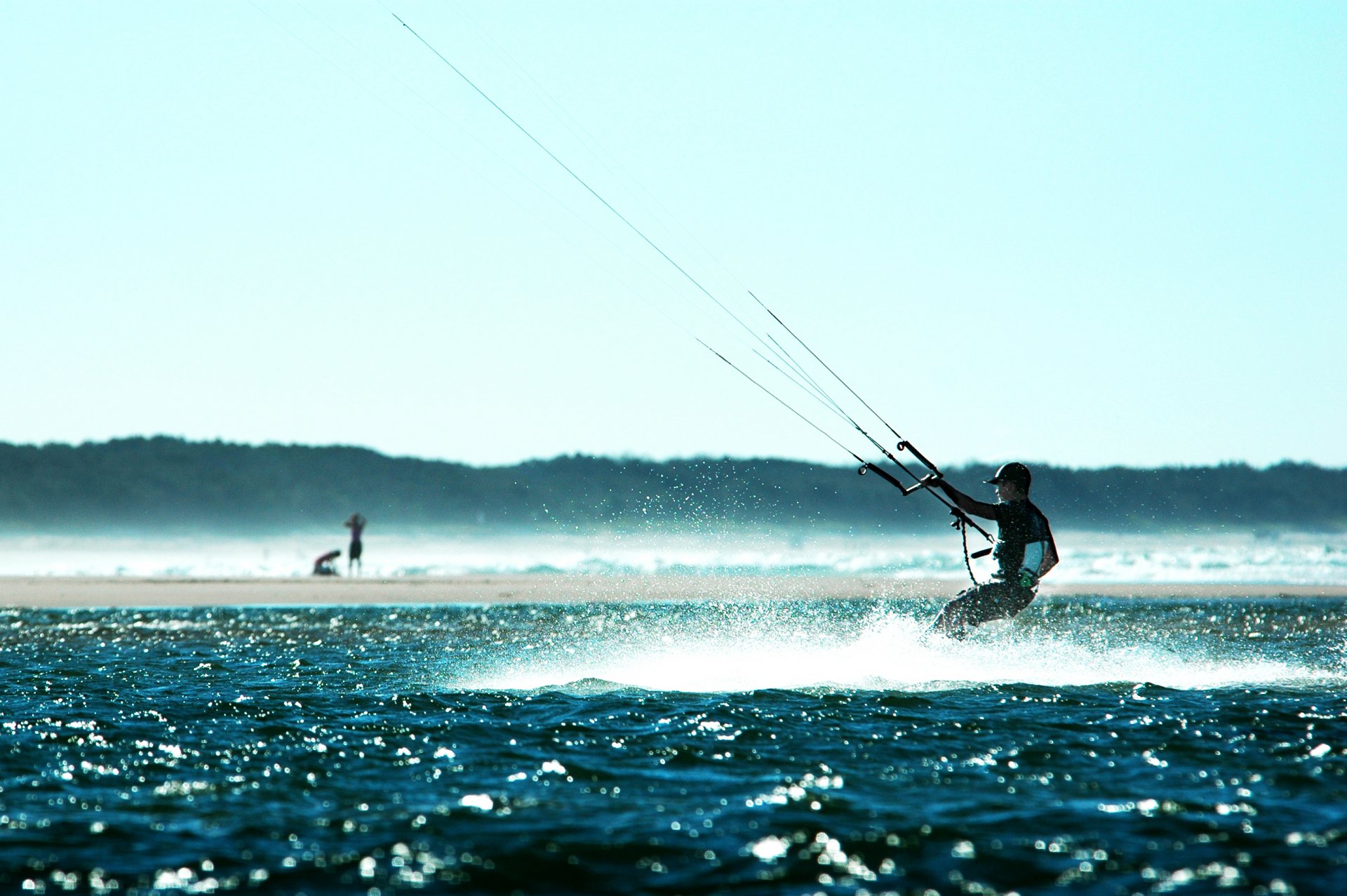 sport atleta acqua paracadute surf vento lago erie