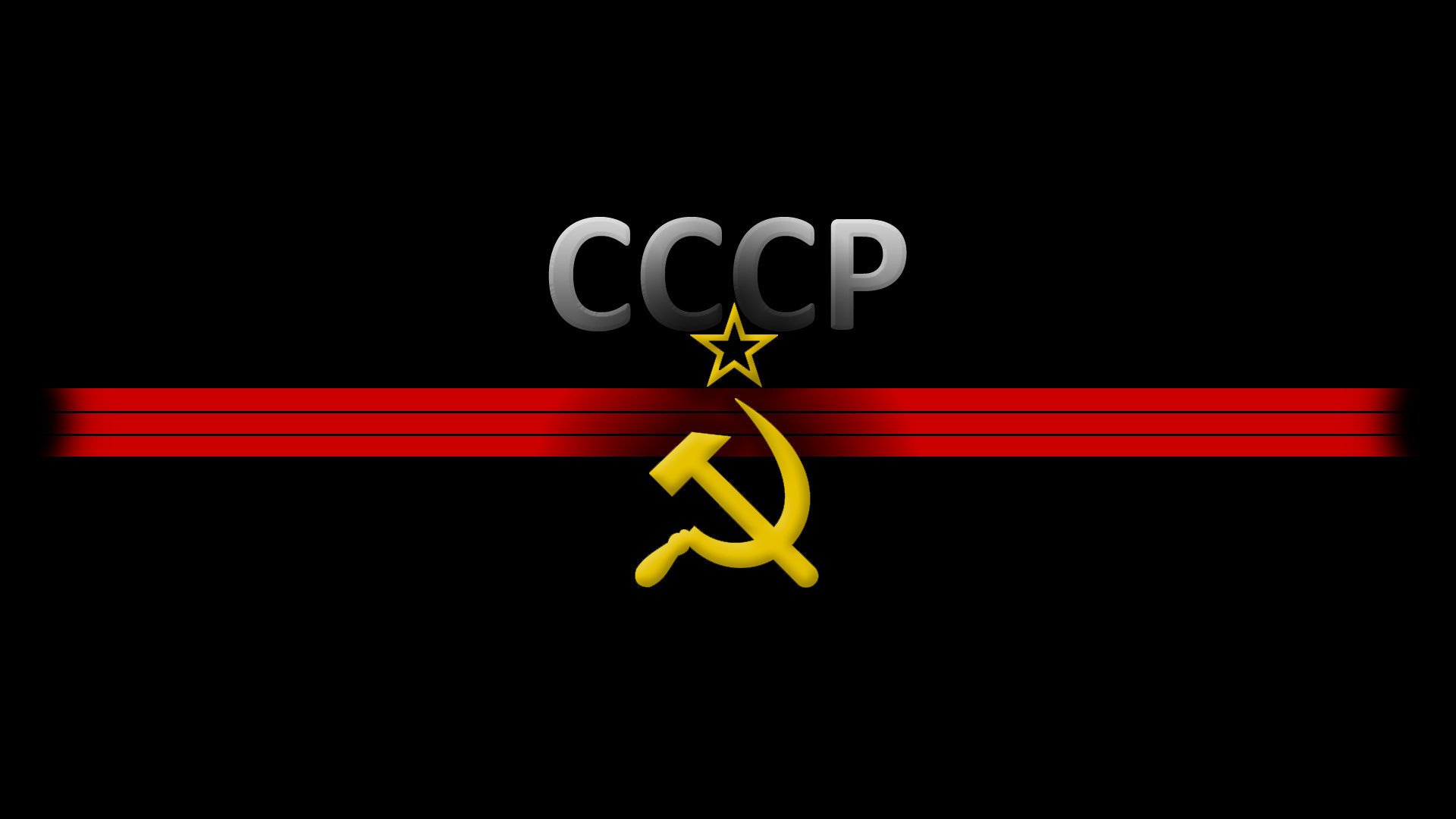 ussr black background the hammer and sickle star