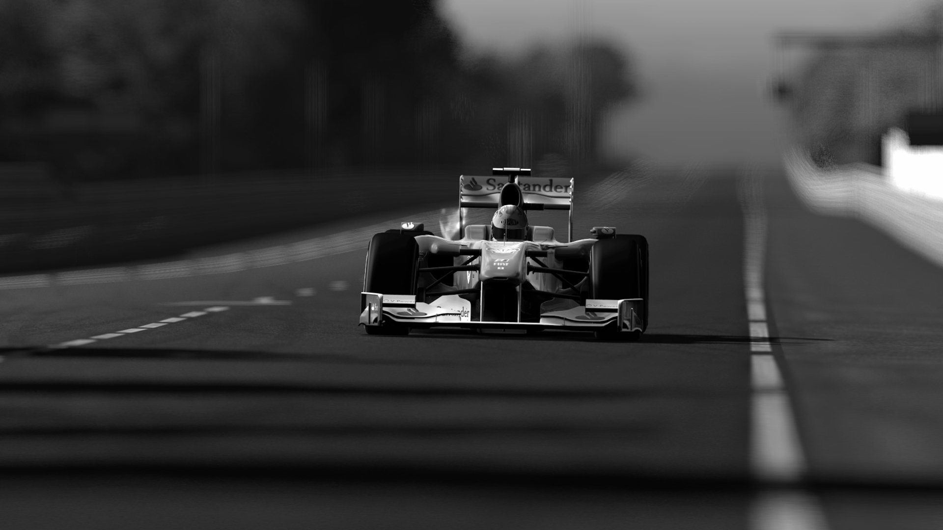 sport formula 1 corse auto in bianco e nero foto