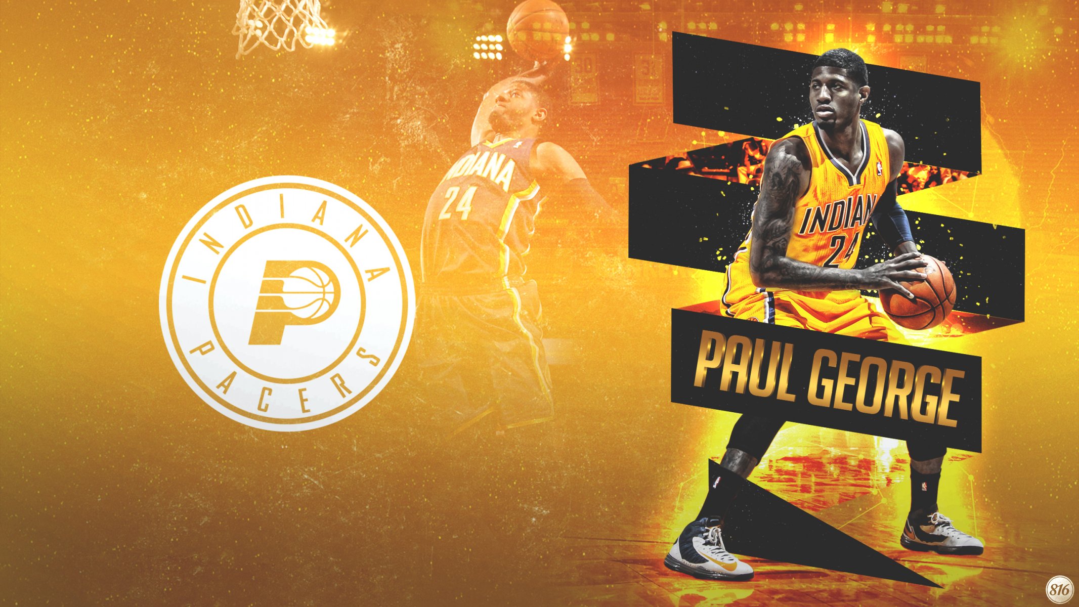 paul george indiana pacers sport koszykówka nba