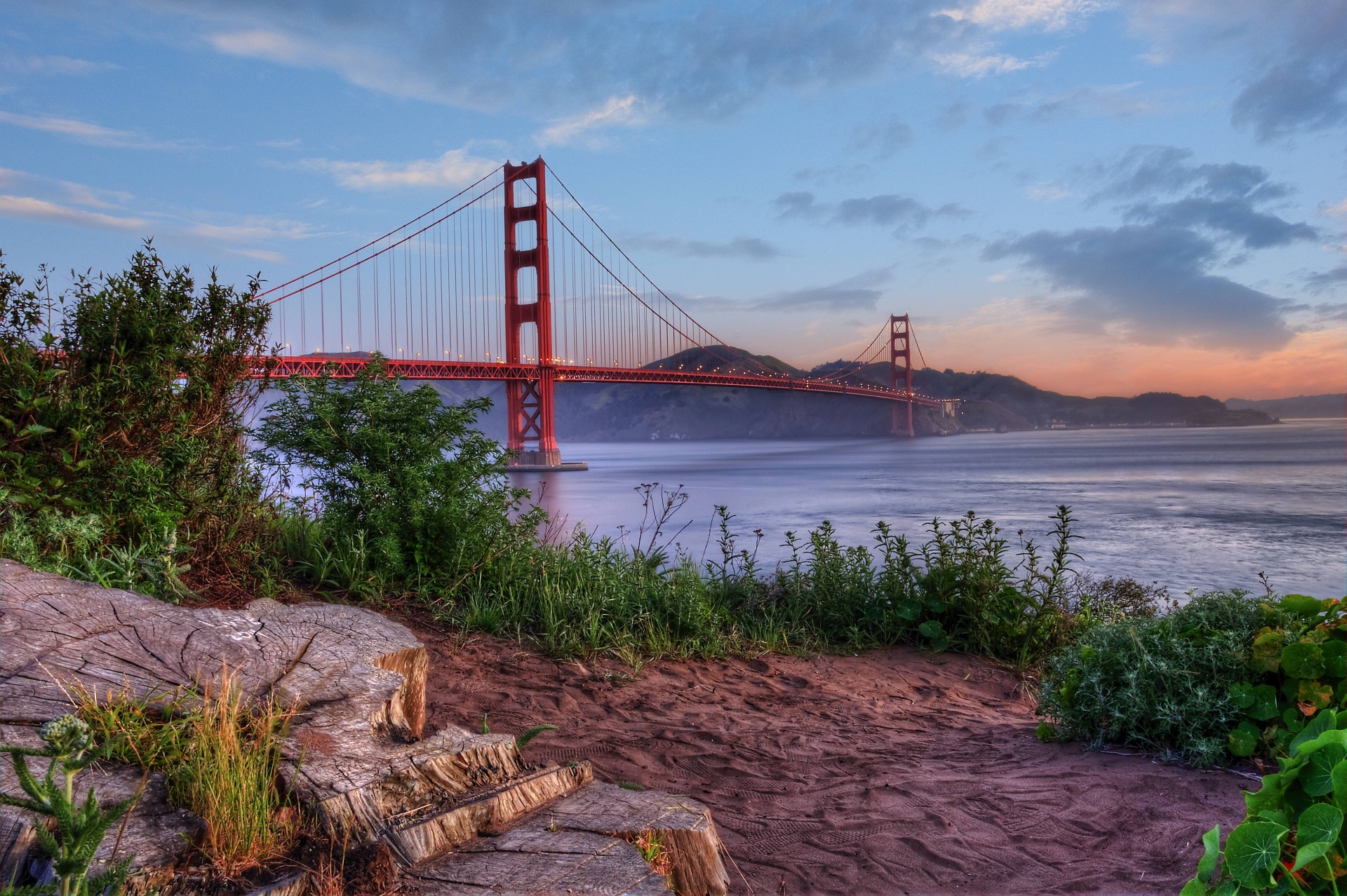 brücke landschaft san francisco goldenes tor