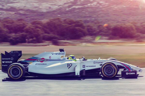 Williams Martini car in Formula One