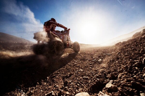 Moto sports and quad bike racing