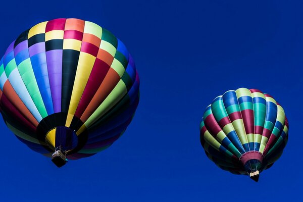 Volar en globos juntos