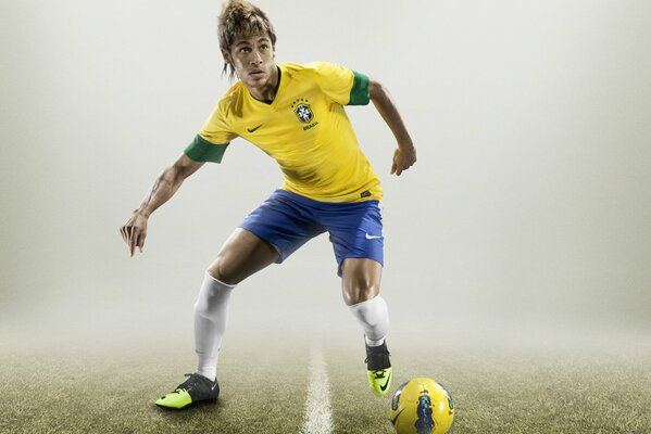 Fußball Wallpaper Fußballspieler Neymar