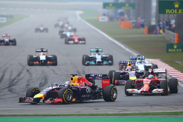 Formula 1 Championship. sports car race