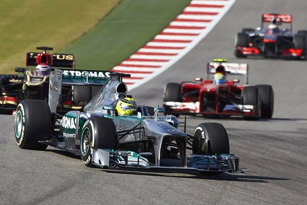 Car racing, cars on the court, dangerous motorsport, formula 1 is the best