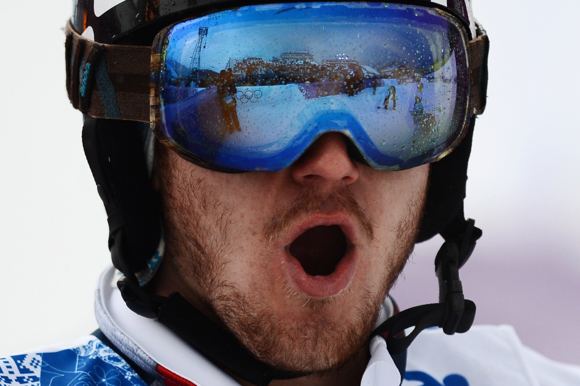 nikolay olyunin lunettes réflexion wow snowboarder sotchi 2014 médaillé d argent jeux olympiques snowboardcross russie