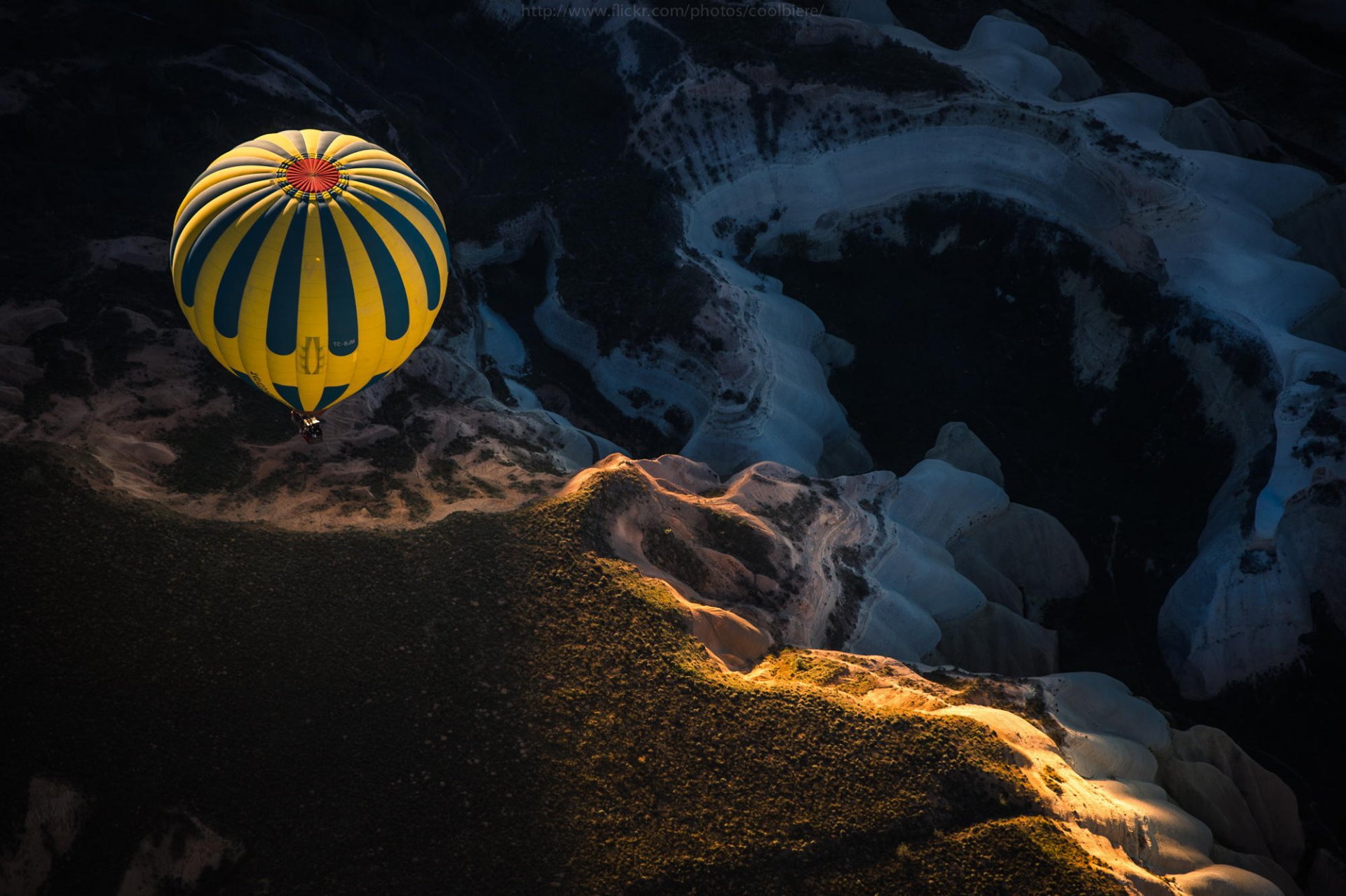 ballon berge himmel sport landschaft