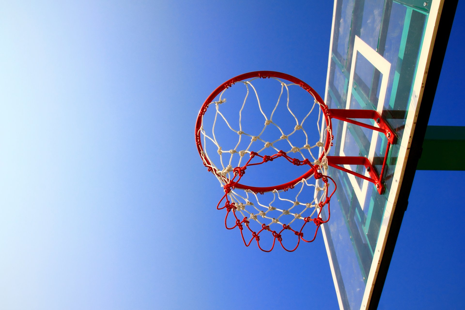 basketball schild korb reifen himmel