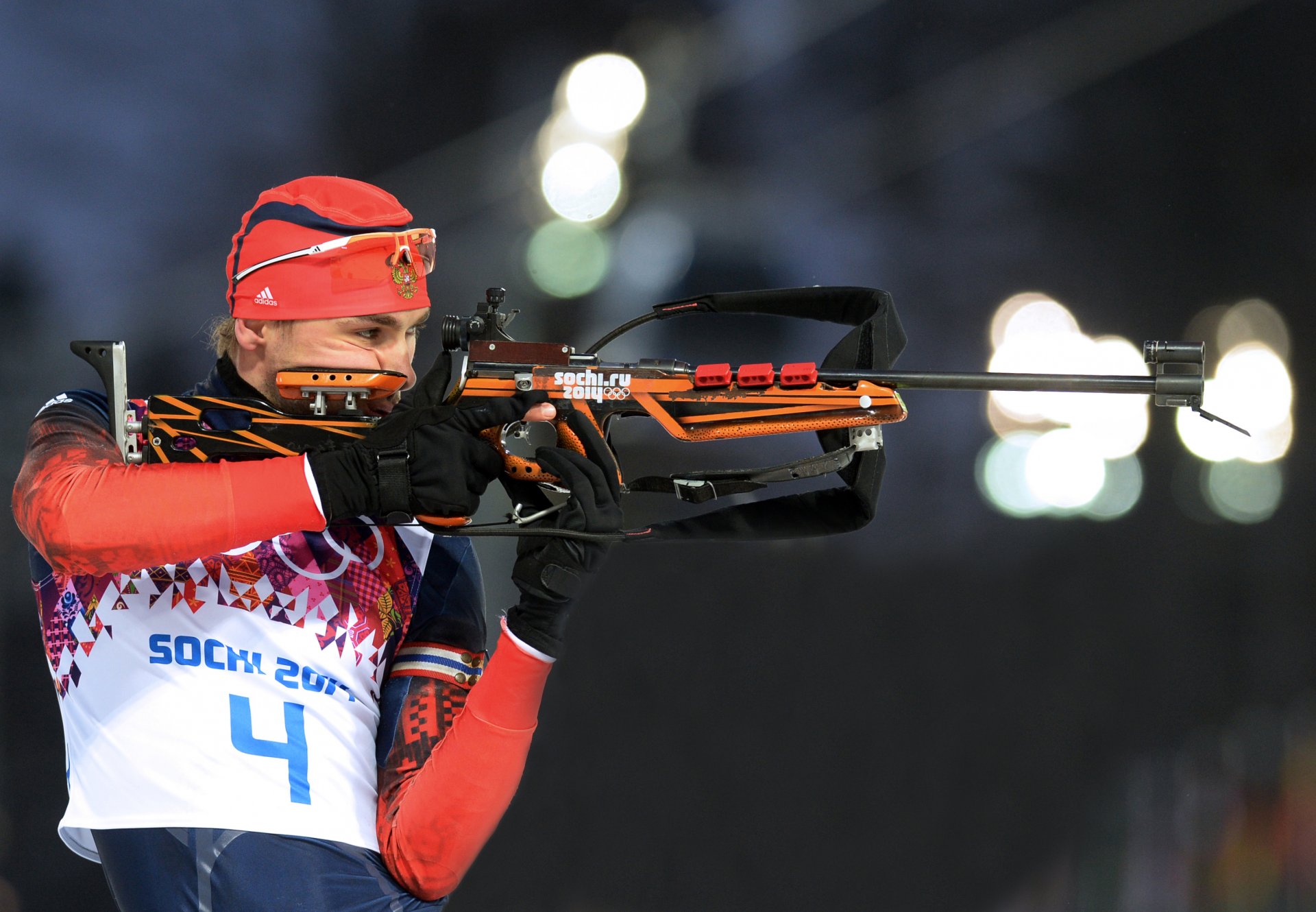 anton shipulin biathlon soczi 2014 xxii zimowe igrzyska olimpijskie rosja