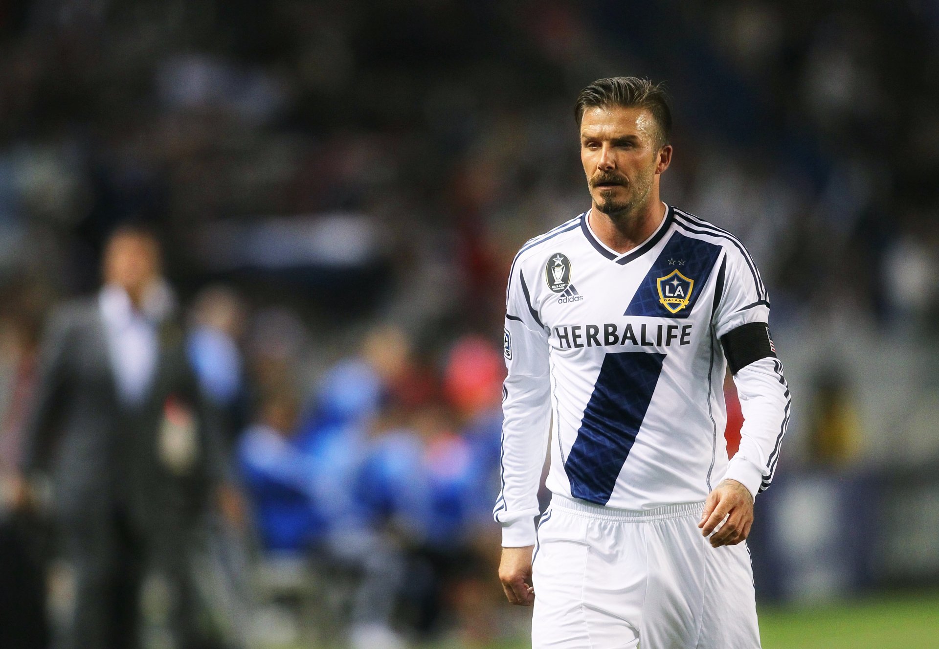 david beckham galaxy de los angeles footballeur star galaxy de los angeles milieu de terrain