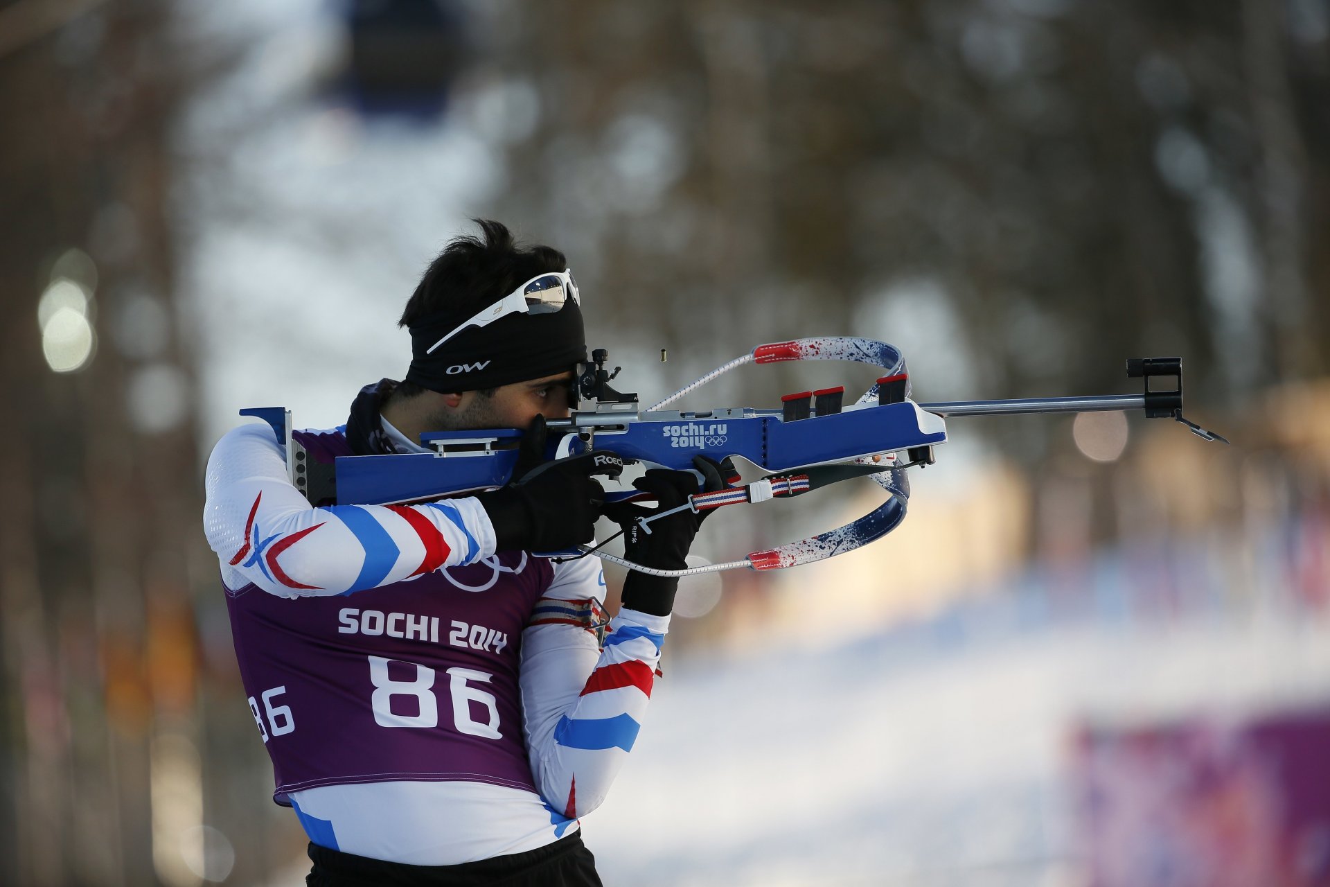 martin fourcade biathlon soczi 2014 xxii zimowe igrzyska olimpijskie francja