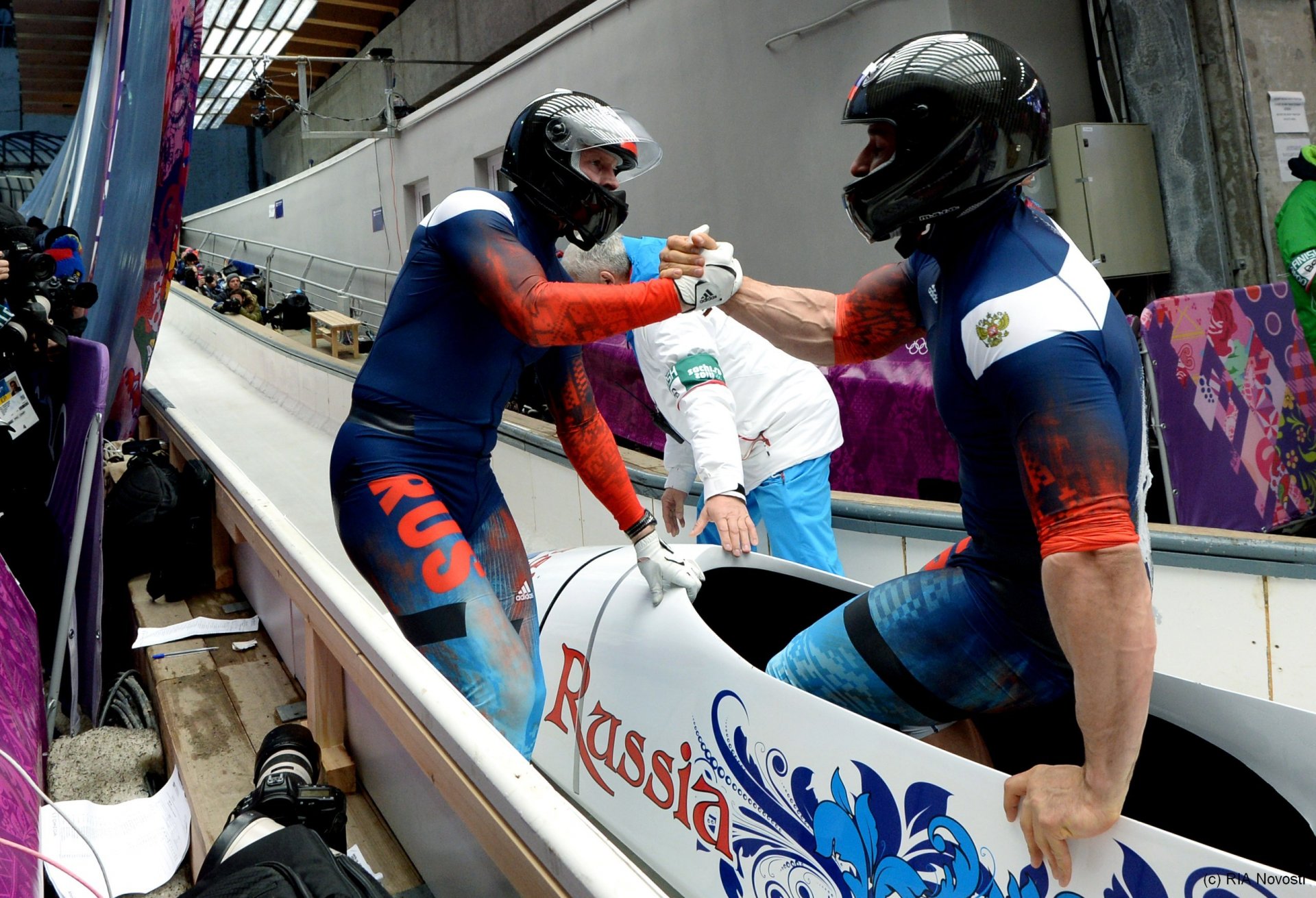 bobsleigh russia zubkov voivod sochi olympic games 2014