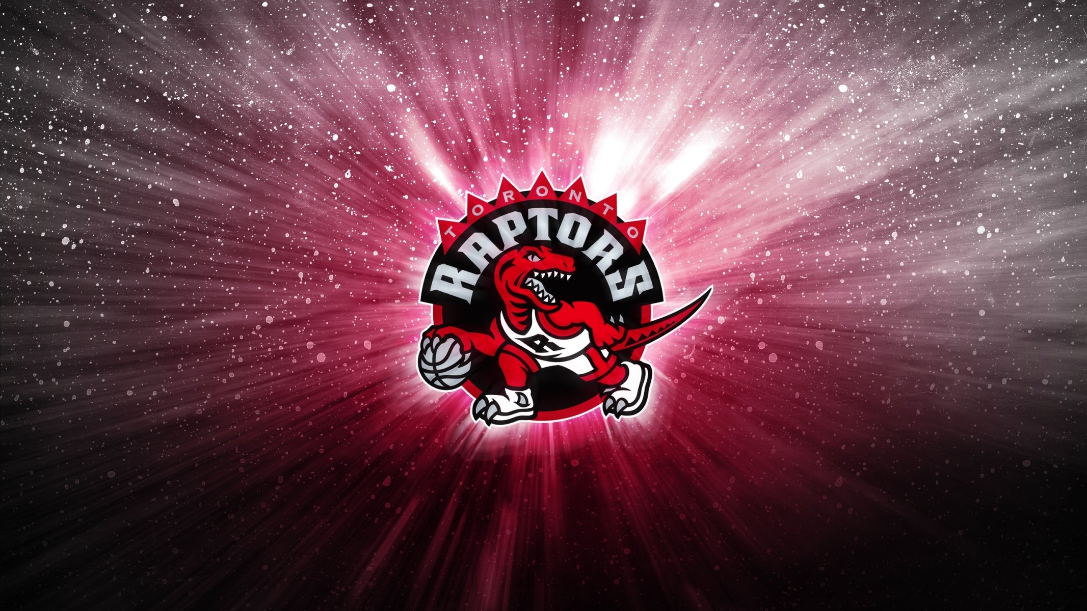 raptors de toronto nba basket-ball logo dinosaure balle sport rouge