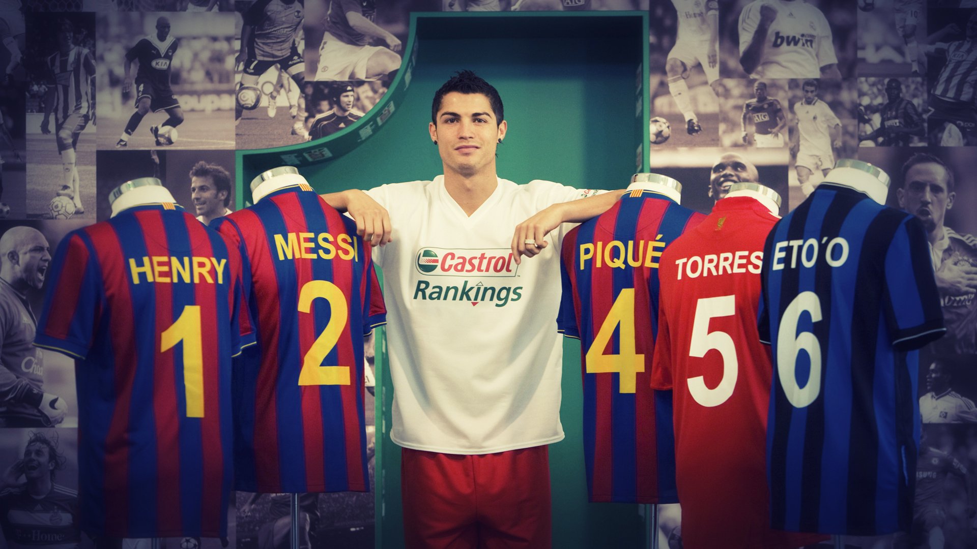 ronaldo messi to o henry pique torres castrol