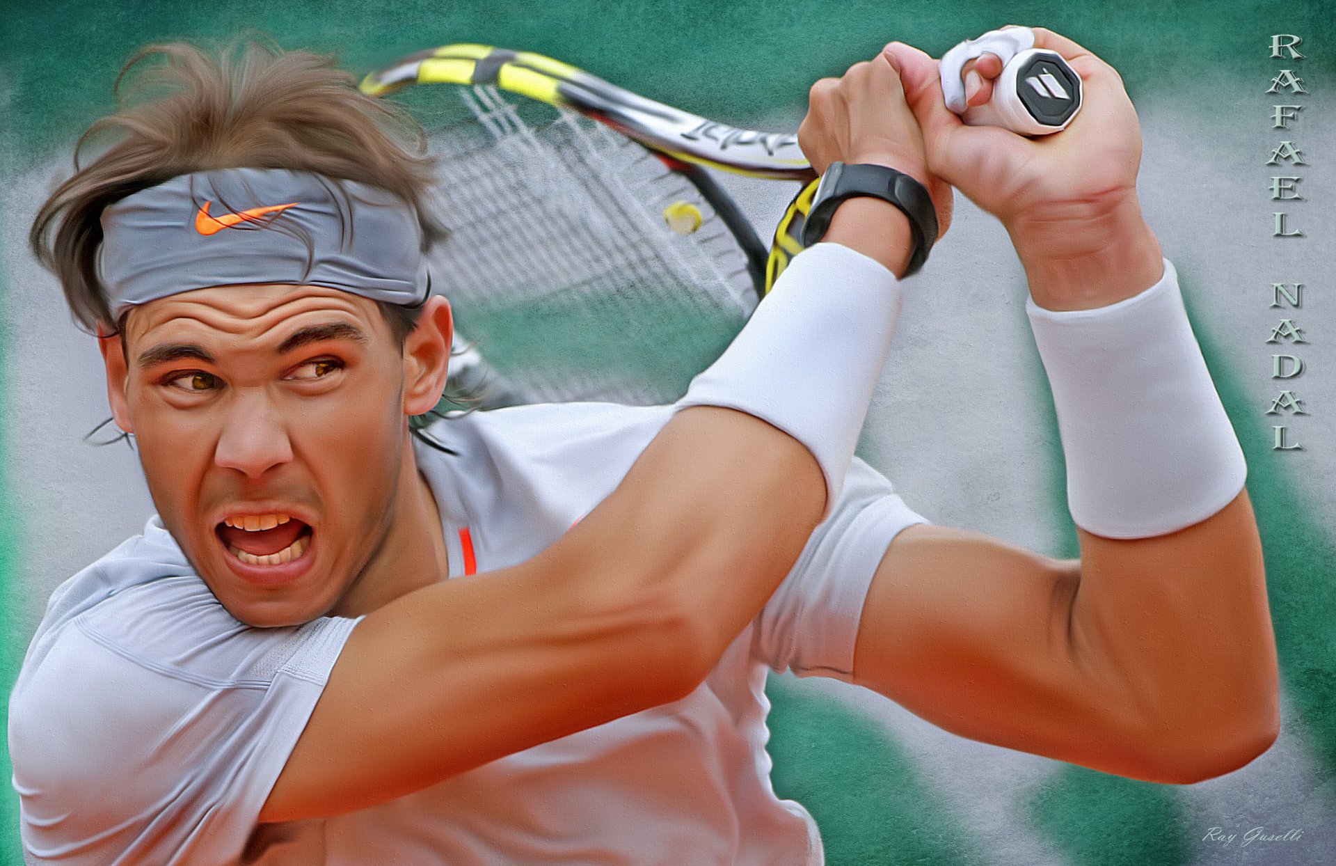 rafael nadal joueur de tennis texture