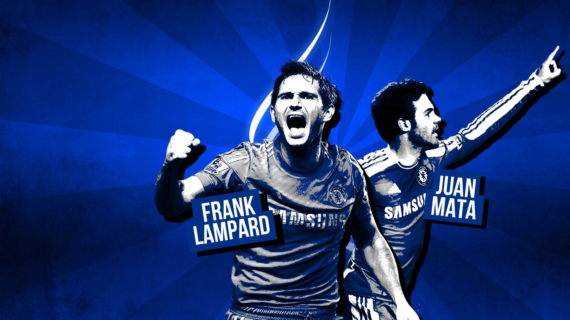 chelsea fc blues frank lampard juan mata