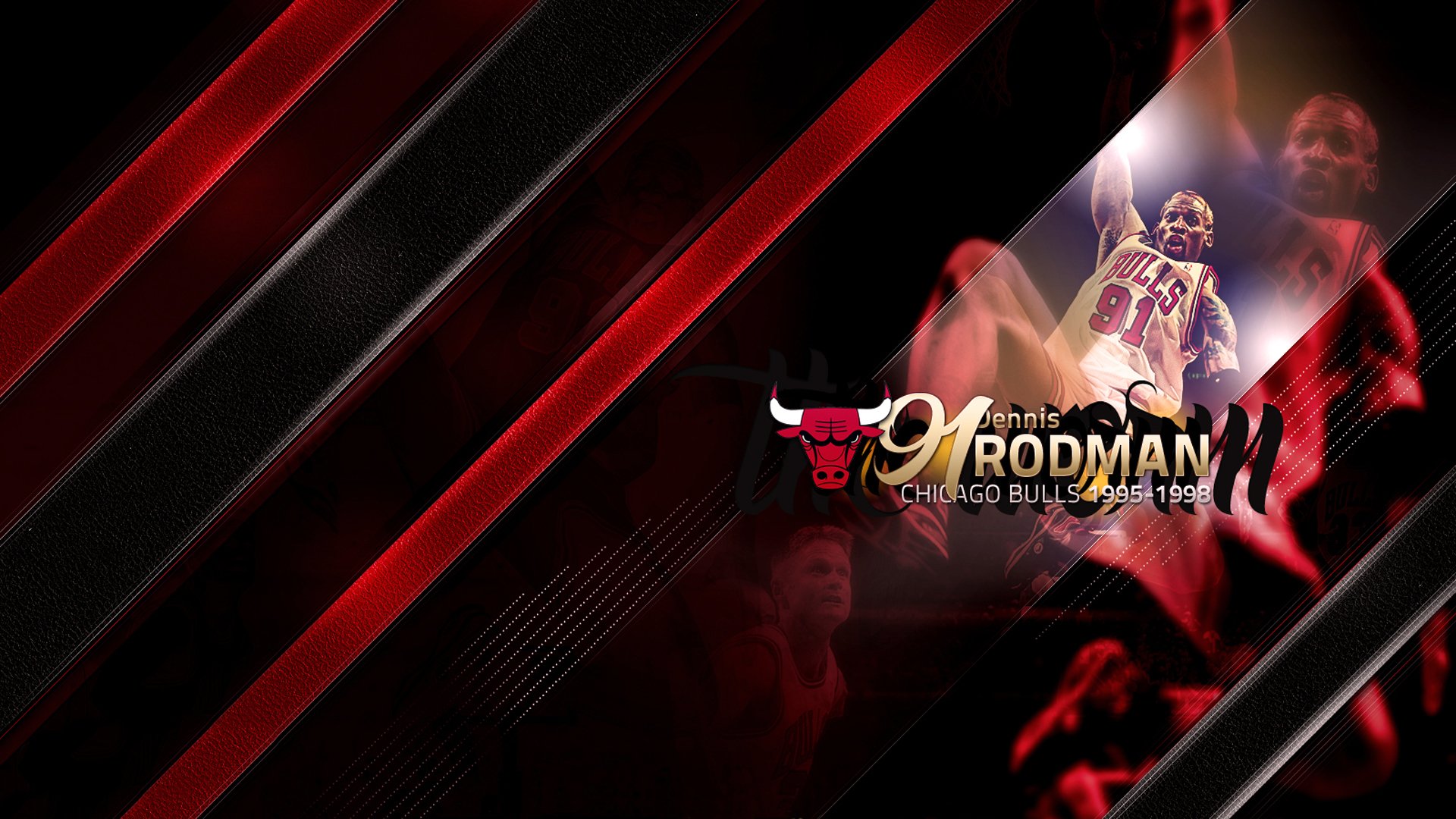 dennis rodman chicago bulls bulls basketball sports nba