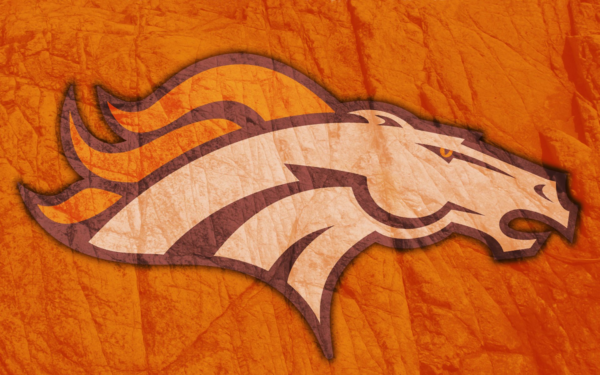 denver broncos cavallo testa criniera fiamma figura emblema football americano logo 2014