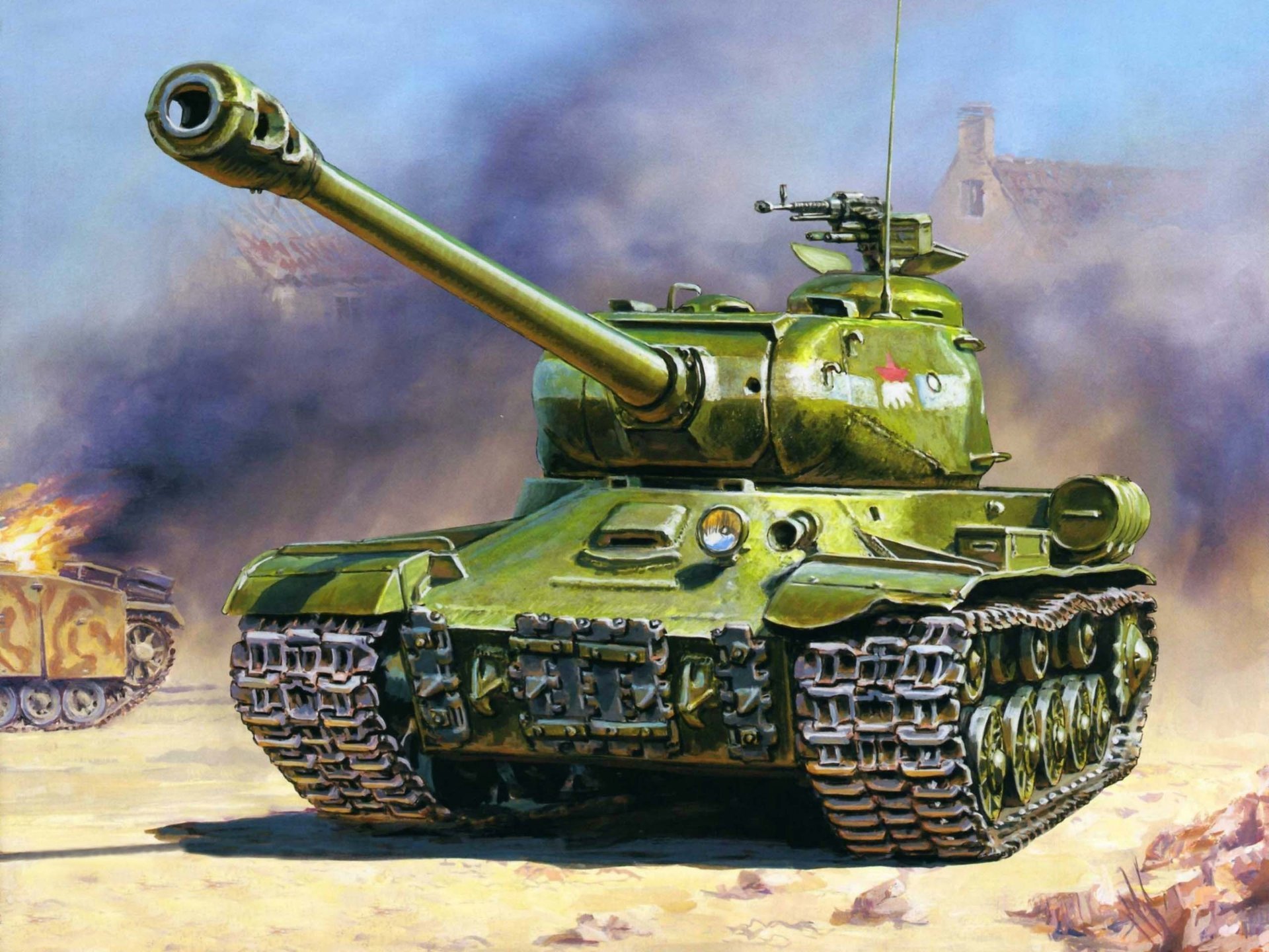 breakthrough sovietico is-2 calibro cannone carro armato pesante