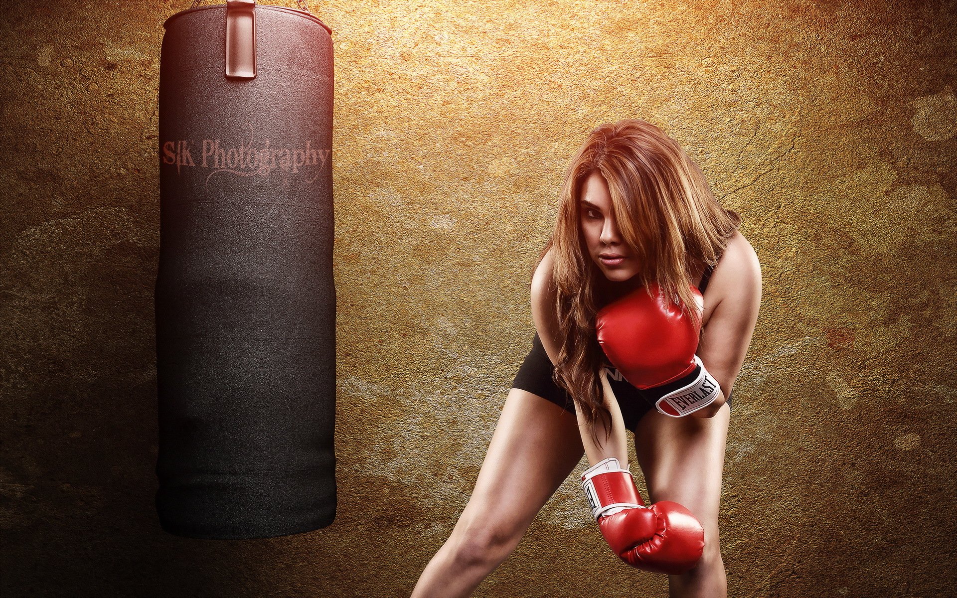 fille boxe sport entraînement