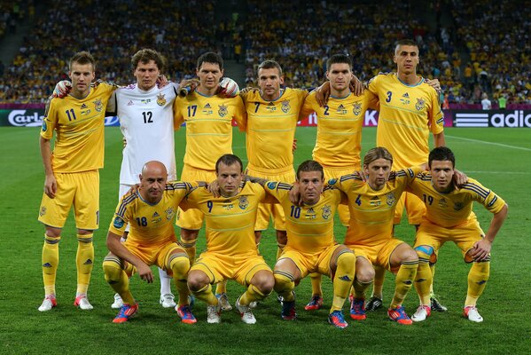 Fubball team - the national team of Ukraine