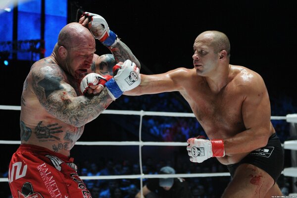 Bataille entre Fedor Emelianenko et Jeff Monson