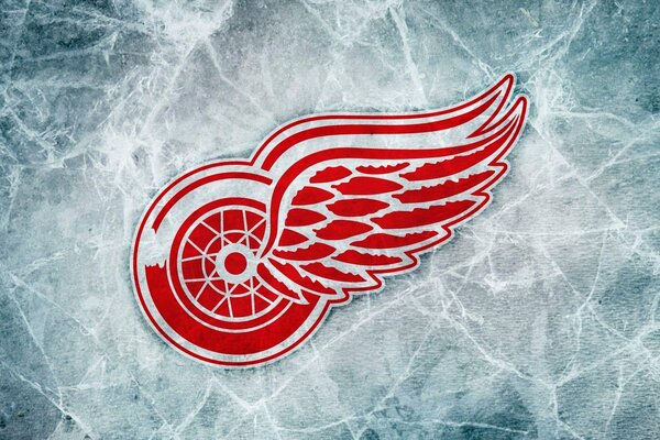 Логотип Red wings хоккей