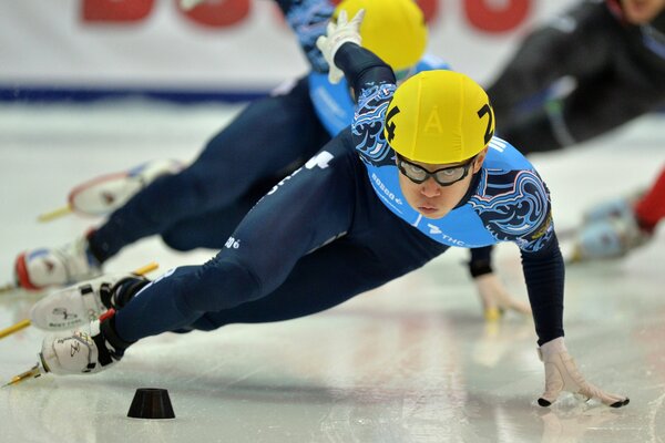 Victor an die olympischen Winterspiele