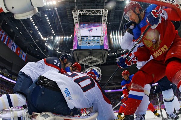 Hockey gates at the Olympics