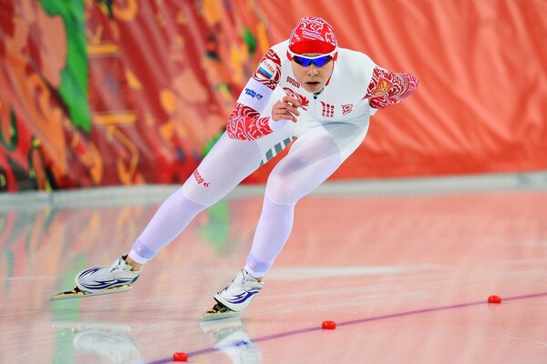 Yulia Sokolova en los juegos Olímpicos de invierno de Sochi 2014