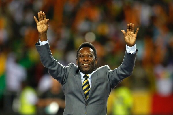 Photo of the king of football Pele