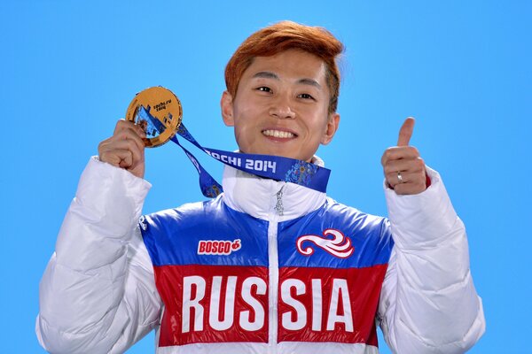 Photo de Victor an avec médaille d or