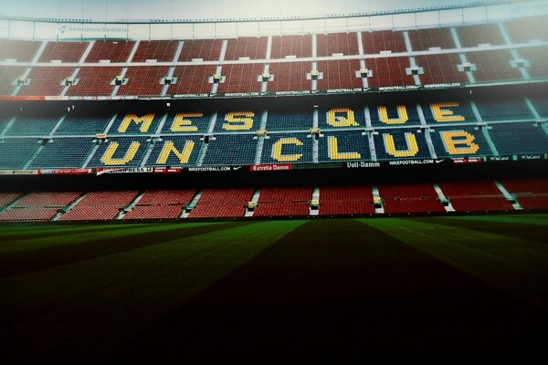 Camp nou im Fußballstadion von Barcelona