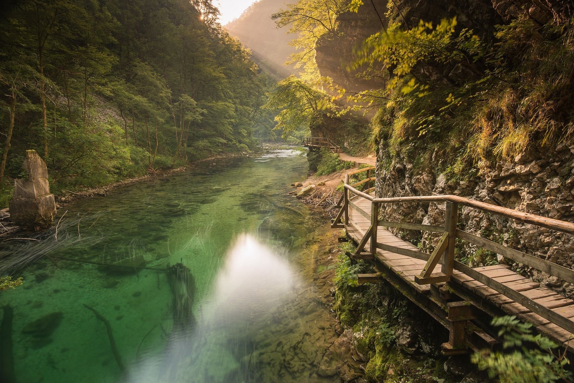 nationalpark triglava slowenien fluss berge