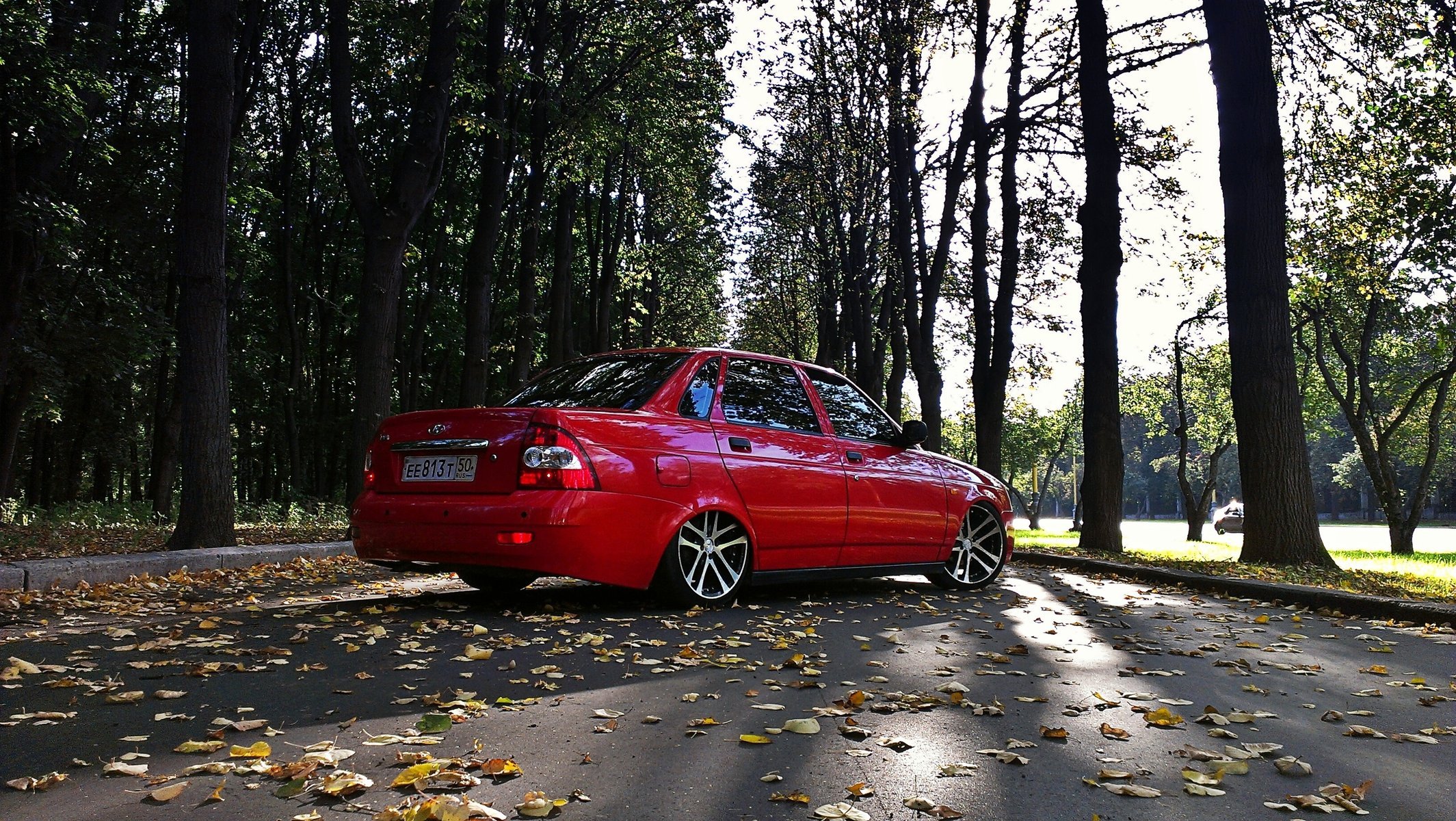 lada 2170 priora felgen straße rot sehr priora