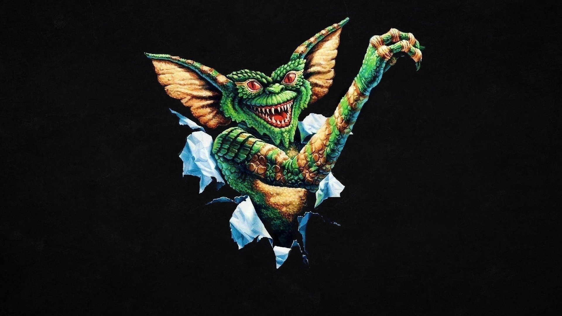 gremlins black monster gremlins background