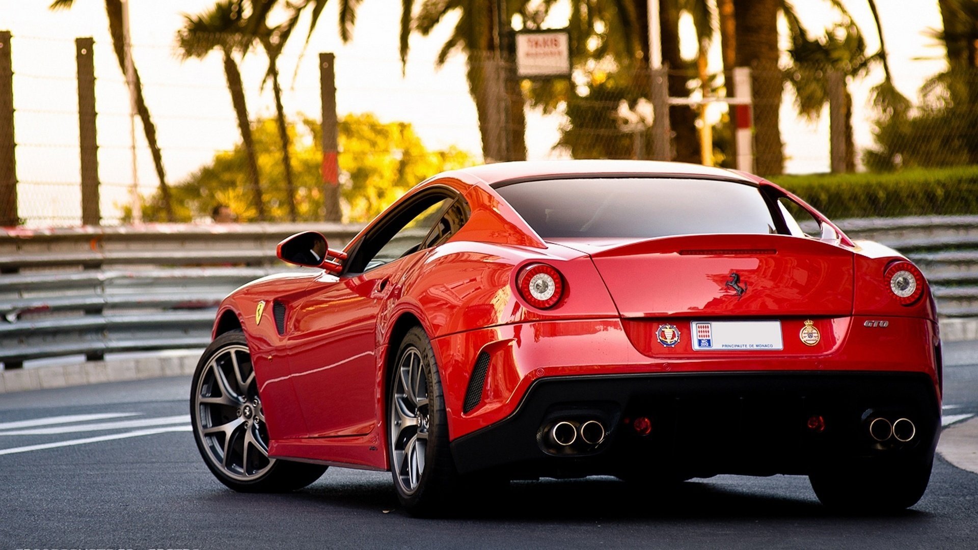 ferrari gto sonne sportcar auto rot ferrari 599 red