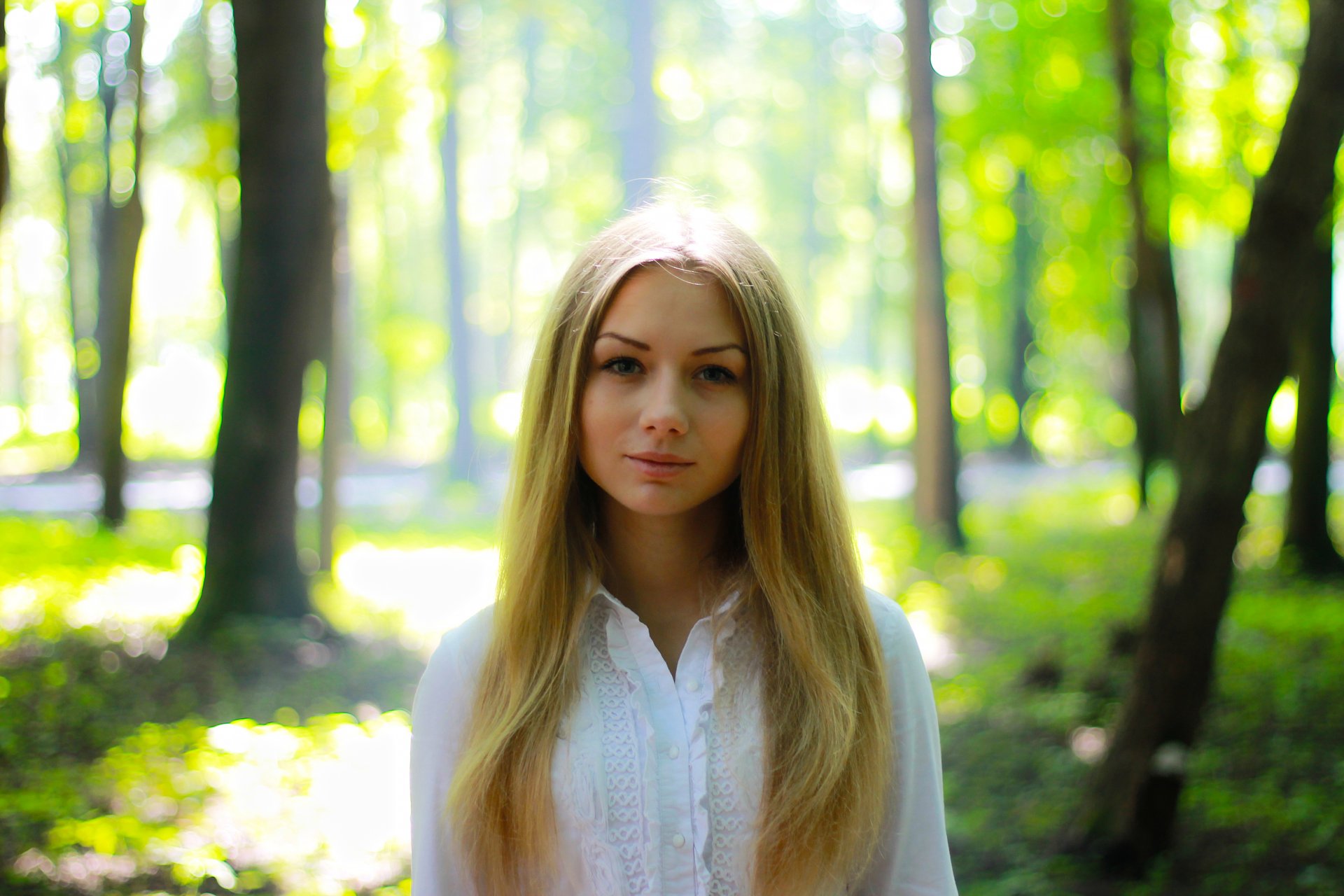 ummer greenery girl nature beauty summer sun